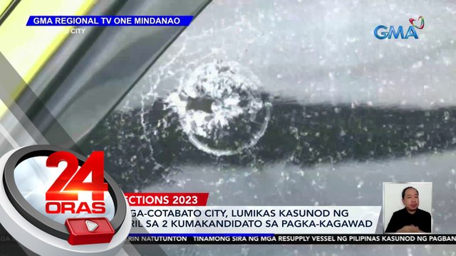 Ilang taga-Cotabato City, lumikas kasunod ng pamamaril sa 2 kumakandidato sa pagka-kagawad | 24 Oras