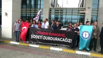 Edirne'de Sağlık Çalışanları Bir Hasta Yakınının Doktoru Silahla Tehdit Etmesine Tepki Gösterdi