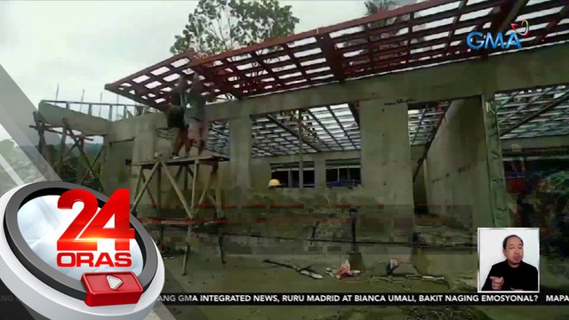 Ipinapatayong classroom ng GMA Kapuso Foundation sa Kidapawan, magagamit na sa Nobyembre | 24 Oras