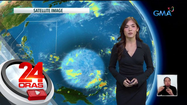Cloud cluster o kumpol ng kaulapan, namataan sa labas ng PAR; posibleng maging LPA at pumasok sa PAR - Weather update today (October 25, 2023) | 24 Oras
