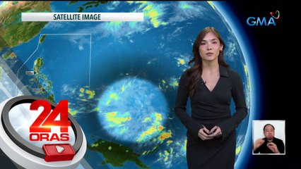 Cloud cluster o kumpol ng kaulapan, namataan sa labas ng PAR; posibleng maging LPA at pumasok sa PAR - Weather update today (October 25, 2023) | 24 Oras