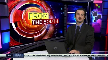 Palestinians protest against French president