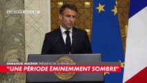 Emmanuel Macron : «La première urgence c’est de libérer nos otages»