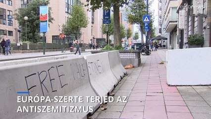 Európa-szerte egyre növekszik a zsidókkal szembeni gyűlölet a Hamász terrortámadása után