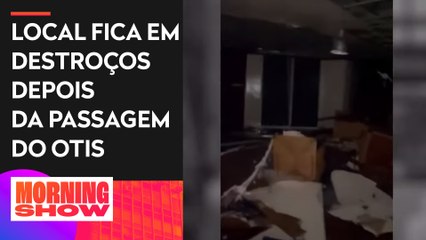 Hotel de Acapulco é destruído após furacão Otis que castigou México