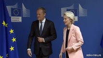 Tusk a Bruxelles promette di ricostruire i legami tra Polonia e Ue