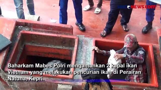 Modus Ganti Bendera, 2 Kapal Nelayan Vietnam Ditangkap di Natuna