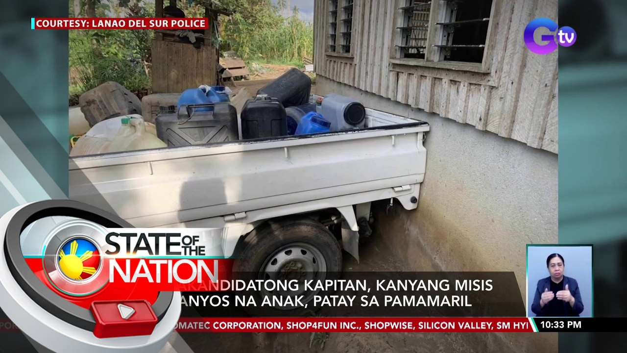 Kumakandidatong kapitan, kanyang misis at 7-anyos na anak, patay sa pamamaril | SONA