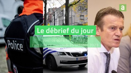 Le débrief du 25 octobre 2023