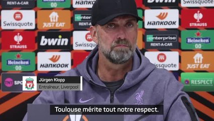 Liverpool - Klopp : "Toulouse mérite tout notre respect"
