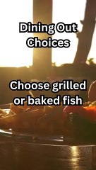 Enjoy delicious seafood without excess oil. #HealthyEatingOut #Fish