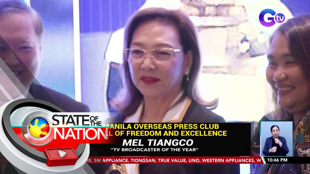 GMA Network at ilang personalidad ng GMA Integrated News, kinilala ng Manila Overseas Press Club | SONA