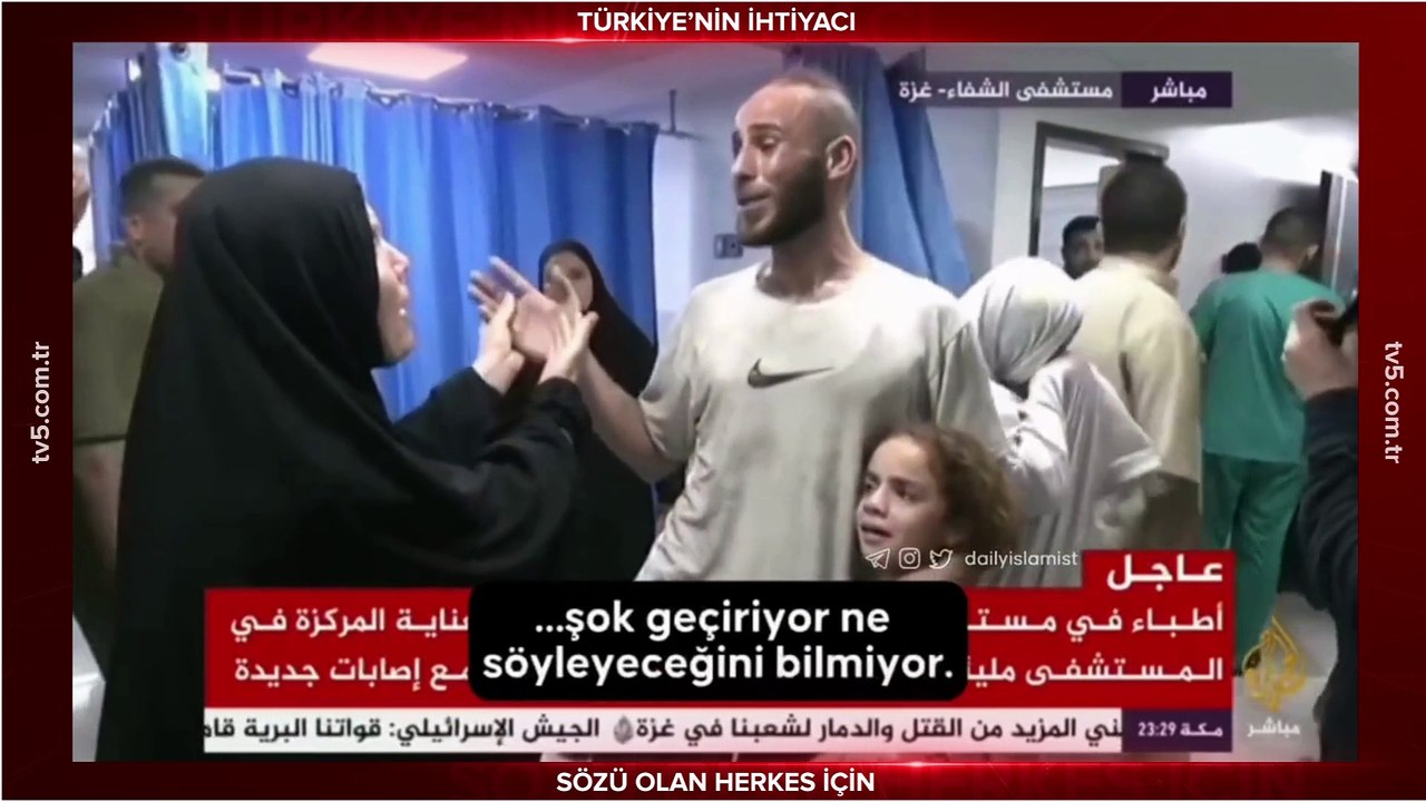 Gazzeli adam İslam Dünyası'na seslendi: Hakkımızı helal etmiyoruz