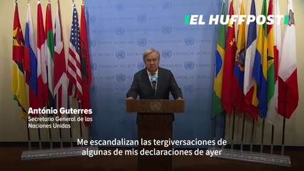 Guterres, obligado a aclarar sus palabras sobre Hamás tras el escándalo