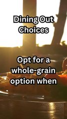 Enjoy the benefits of whole grains. #WholeGrains #HealthyDining