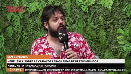 Central 98 | Sem comanda fala sobre versões brasileiras das comidas gringas