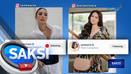 Marian Rivera at Heart Evangelista, finollow ang isa't isa sa Instagram | Saksi