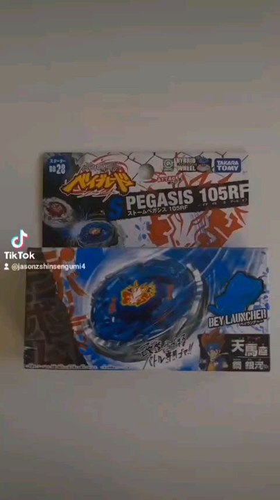 Metal fight beyblade :Storm pegasus 105 rf. takara tomy (mid fake version) Since Tik Tok and others