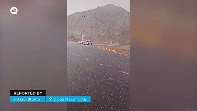 Very violent storms in the Arabian Peninsula