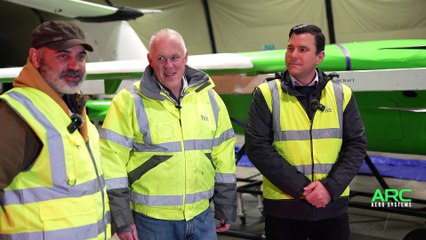 Drone flight test at Wick airport