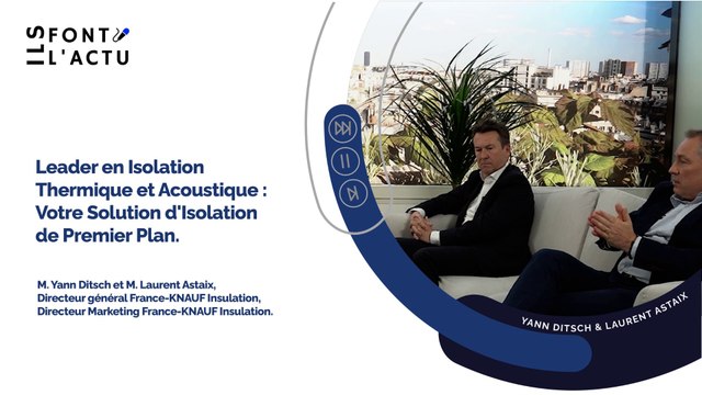 KNAUF INSULATION: Leader en Isolation Thermique et Acoustique : Votre Solution d'Isolation de Premier Plan.