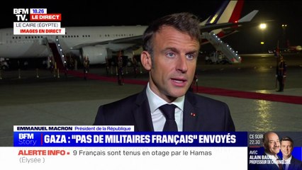 Pour Emmanuel Macron, le Hamas est "un danger pour toute la région"
