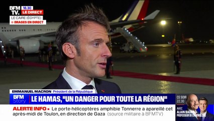 Emmanuel Macron sur la libération des otages du Hamas: "Nous avons eu plusieurs informations qui nous permettent d'avoir de l'espoir dans les prochaines heures"