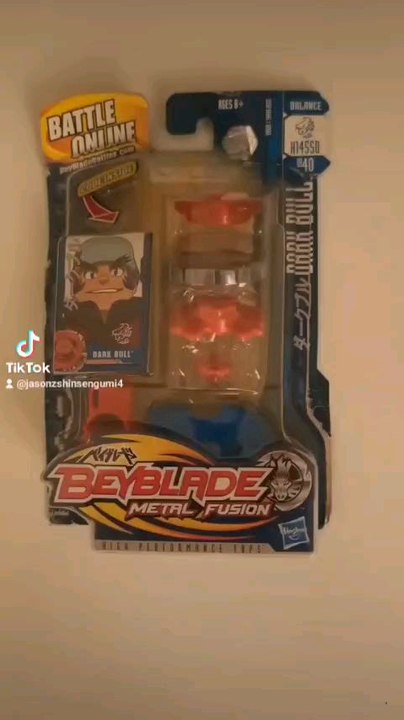Metal fight beyblade : Dark bull h145 sd in original Hasbro version. Since Tik Tok and others
