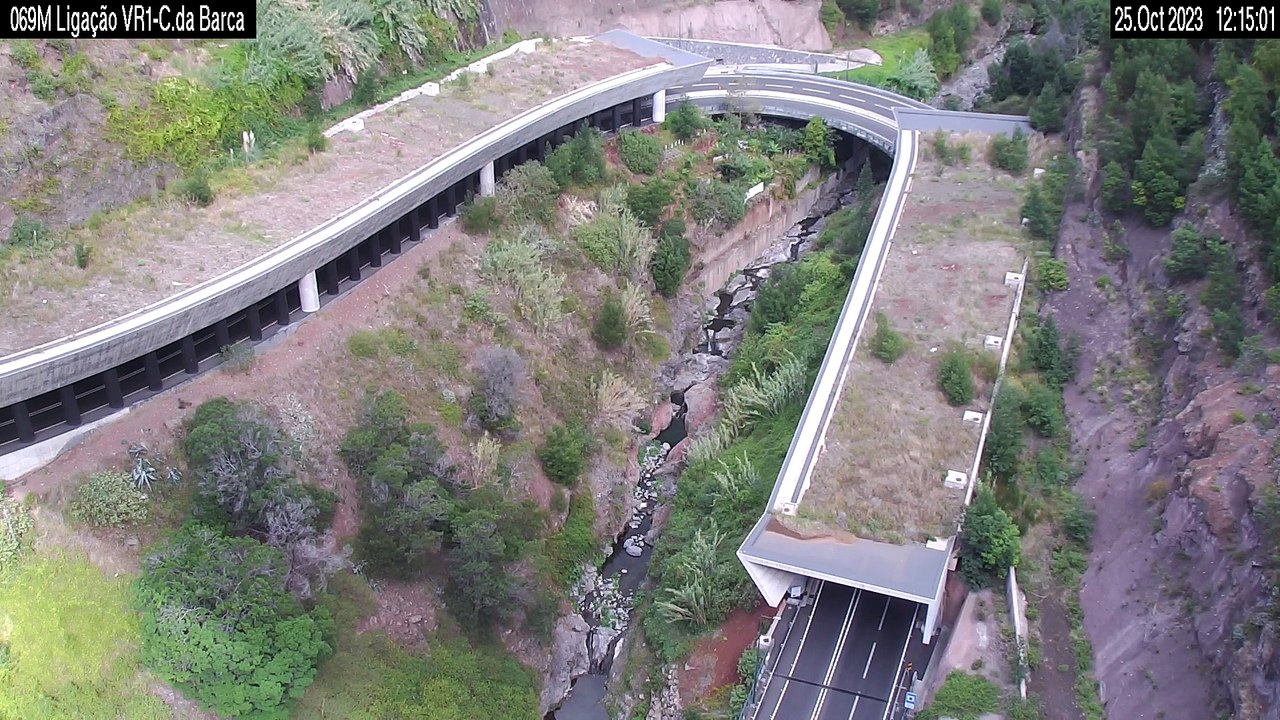 Queda de pedras no túnel da Pestana Júnior