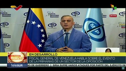Fiscal General de Venezuela afirma que las denuncias públicas constituyen pruebas