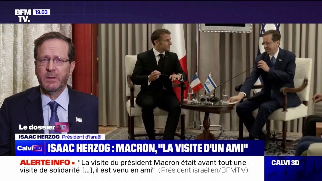 Isaac Herzog, président d'Israël: La visite du président Macron était la visite d'un ami