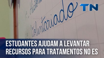 Estudantes ajudam a levantar recursos para tratamentos no ES