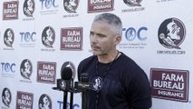 Mike Norvell Discusses Signal Stealing, Wake Forest Prep After Practice