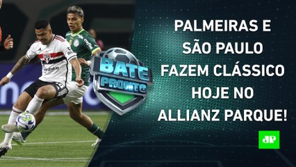 Télécharger la video: É HOJE! Palmeiras e São Paulo SE ENFRENTAM; Flamengo VISITA Grêmio; Timão PEGA Cuiabá | BATE PRONTO