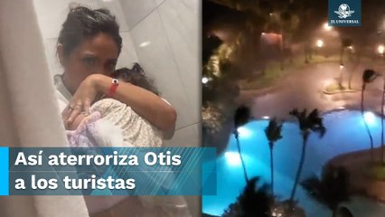 El terror en el piso 8 que dejó el impacto del huracán Otis en Acapulco