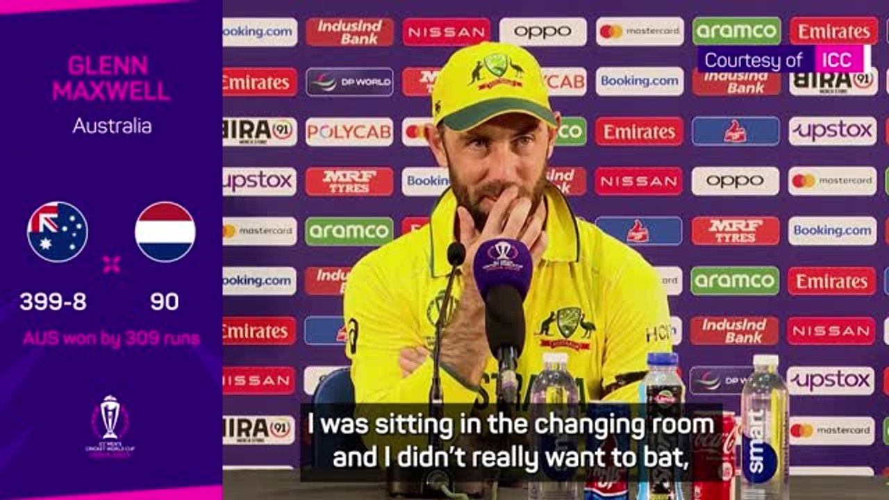 Maxwell 'under-aroused' himself to hit the fast...