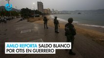AMLO reporta saldo blanco por Otis en Guerrero, pero reconoce pérdida de comunicación en la costa del Pacífico