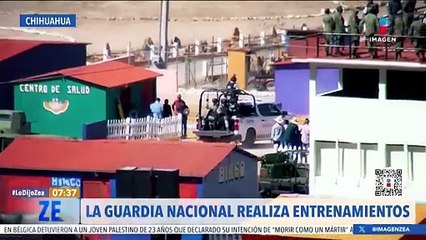 Guardia Nacional realiza adiestramiento con errores de campo