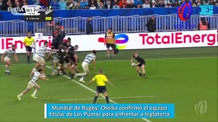 Mundial de Rugby, Cheika confirmó el equipo titular de Los Pumas para enfrentar a Inglaterra