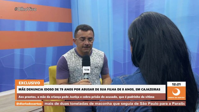 Mãe denuncia idoso de 79 anos por abusar de sua filha de 8 anos e cobra prisão, em Cajazeiras