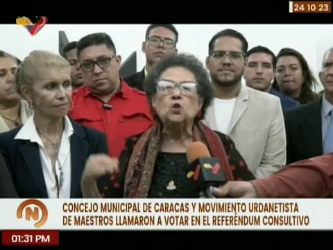 María León: Vamos a referéndum, todos juntos, el pueblo bolivariano defendiendo la Guayana Esequiba