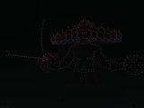 Light & Sound Show of 600 Drones on Durga Puja at Park Circus in Kolkata