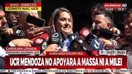 Carolina Losada: "No comparto que se tenga que romper Juntos por el Cambio"