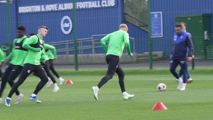 Brighton train ahead of crucial Ajax game in UEFA Europa League