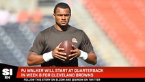 PJ Walker Set to Start for Cleveland Browns in Week 8