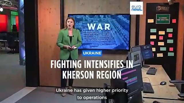 Ukraine war in maps: Fighting intensifies in Kherson region