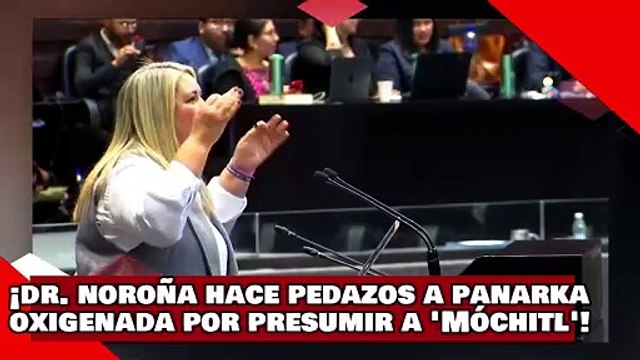 ¡VEAN! ¡Noroña destroza a panarka oxigenada chacha del Sr. X. y Narko Cortés por presumir a Móchitl!