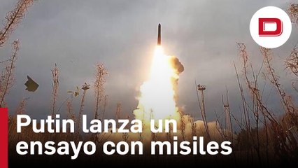 Putin lanza un ensayo con misiles balísticos en preparación para una guerra nuclear «masiva»