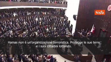 Erdogan: Hamas non ? un'organizzazione terroristica
