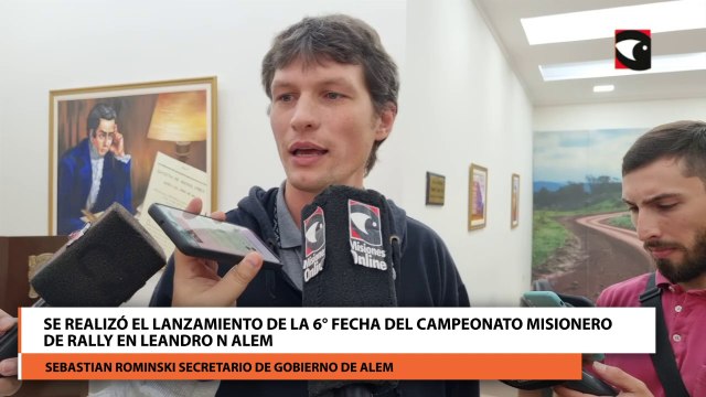 Se realizó el lanzamiento de la 6° fecha del Campeonato Misionero de Rally en Leandro N Alem